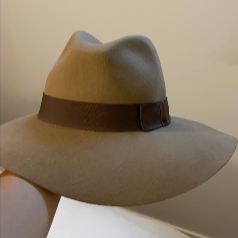 Wool winter floppy hat